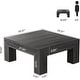 preview thumbnail 2 of 33, 39.4-Inch Square Coffee Table for Living Room, Farmhouse All Wooden Center Table