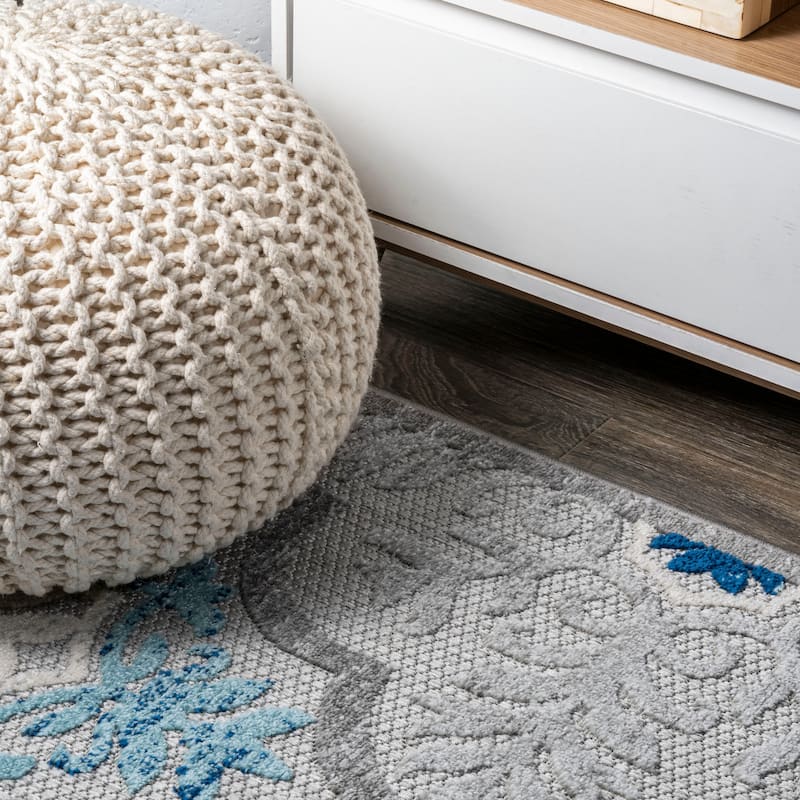 JONATHAN Y Circus Trellis High-Low Indoor/Outdoor Area Rug