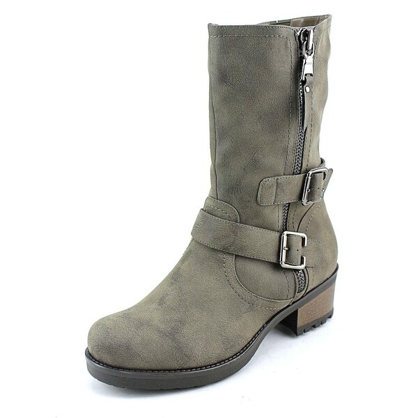 white mountain mid calf boots