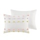 preview thumbnail 8 of 8, Intelligent Design Kids Elsie Pompom Clip Jacquard Duvet Cover Set