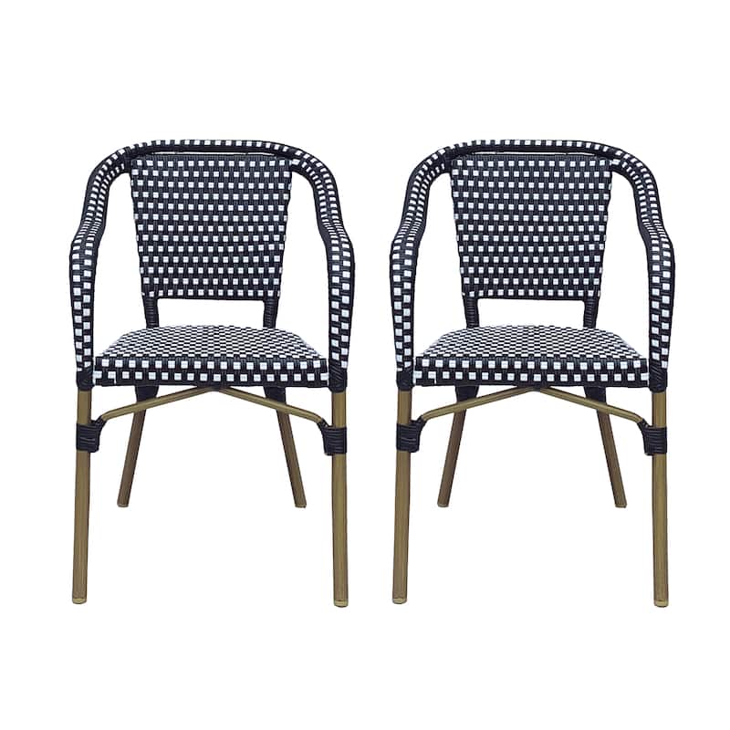 Cecil Outdoor Outdoor Bistro Chairs (Set of 2) by Christopher Knight Home