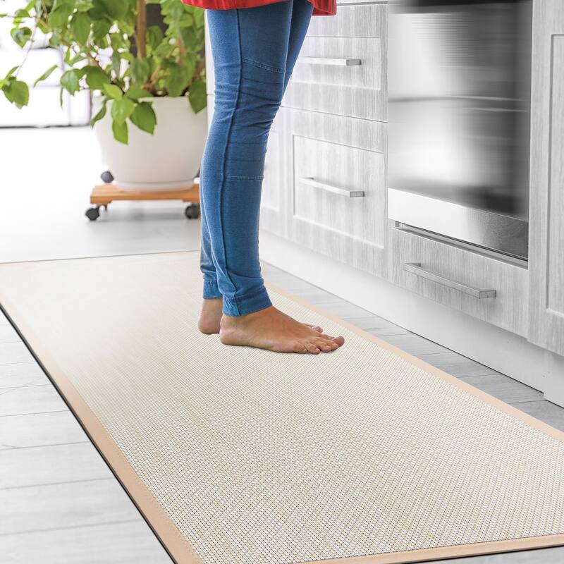 World Rug Gallery Basketweave Anti-Fatigue Standing Mat
