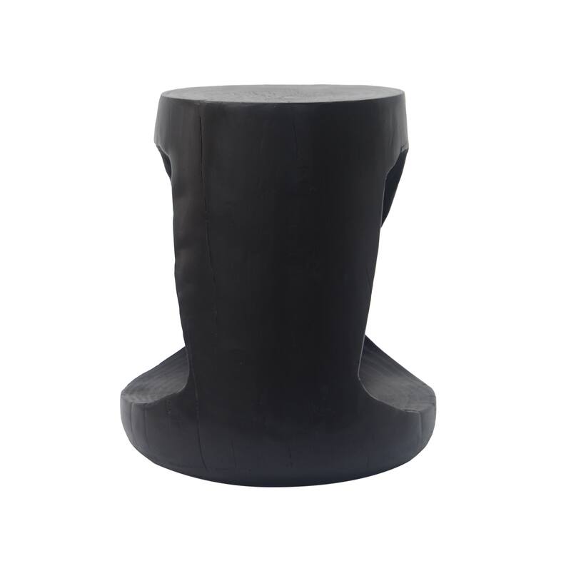 14.5" Modern Round Side Table with Stable Wide Base for Living Room or Bedroom