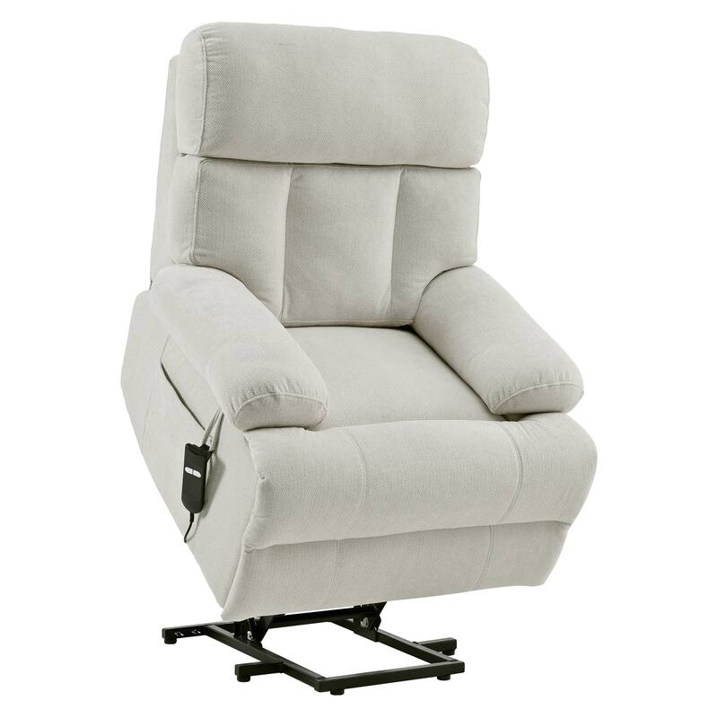 133.8" Chenille 4-Seat Sofa with Bolster Arms & Deep Cushions