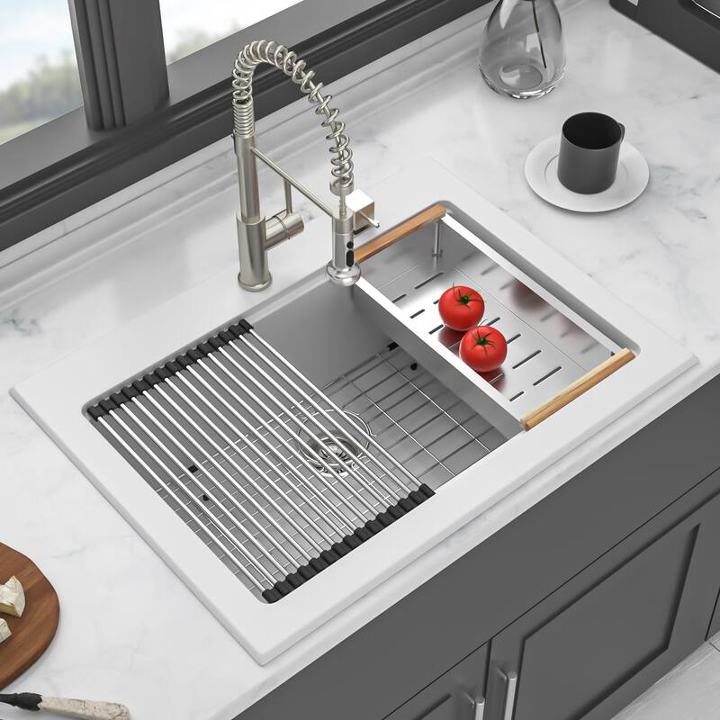 Granite Composite Workstation Undermount Kitchen Sink