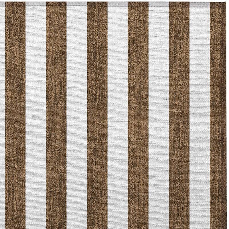 Almosi Stripe Weather Resistant Blended Style Outdoor Rug