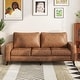preview thumbnail 8 of 42, AECOJOY 79" Faux Leather Couch for Living Room, Loveseat Small Sofa, Indoor Modern Sofa for Apartment Office