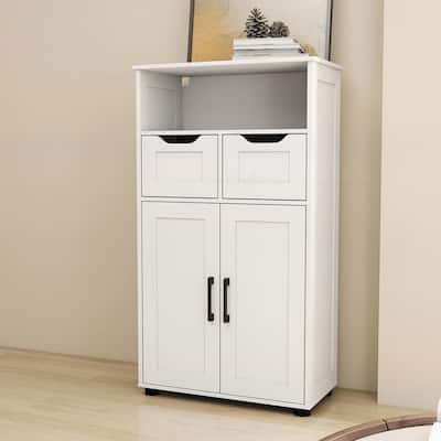 Storage Cabinet with Adjustable Shelves,Perfect for Living,Dining,Office and More Spaces