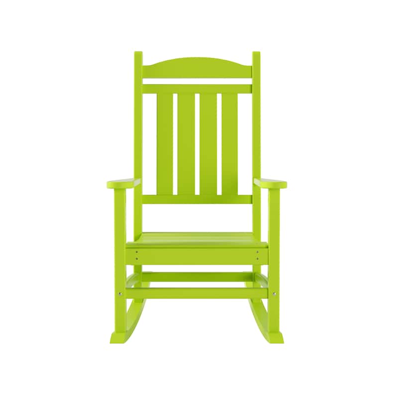Laguna Hdpe All Weather Outdoor Patio Rocking Chair With Side Table (2-Piece Set)
