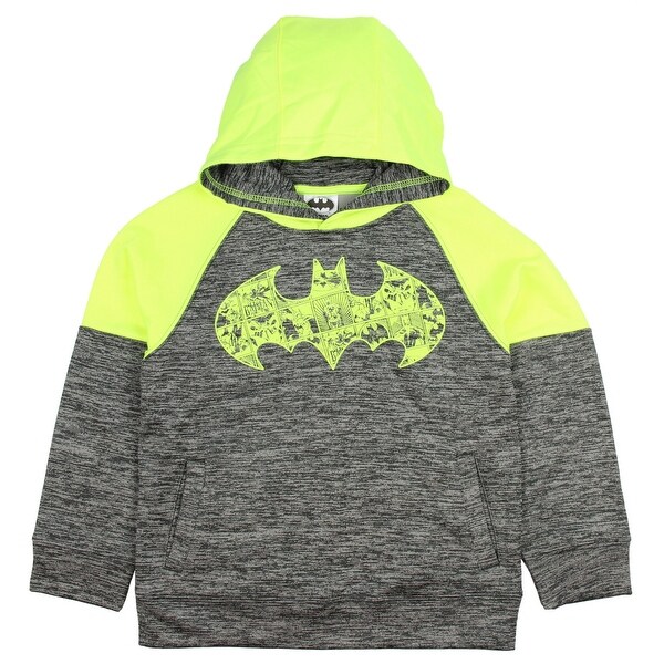 neon yellow batman hoodie