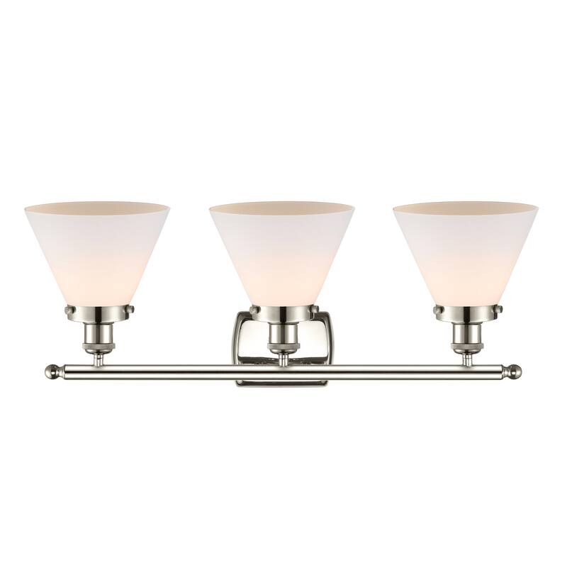 Innovations Lighting Ballston Urban Cone - 3 Light 28" Bath Vanity Light