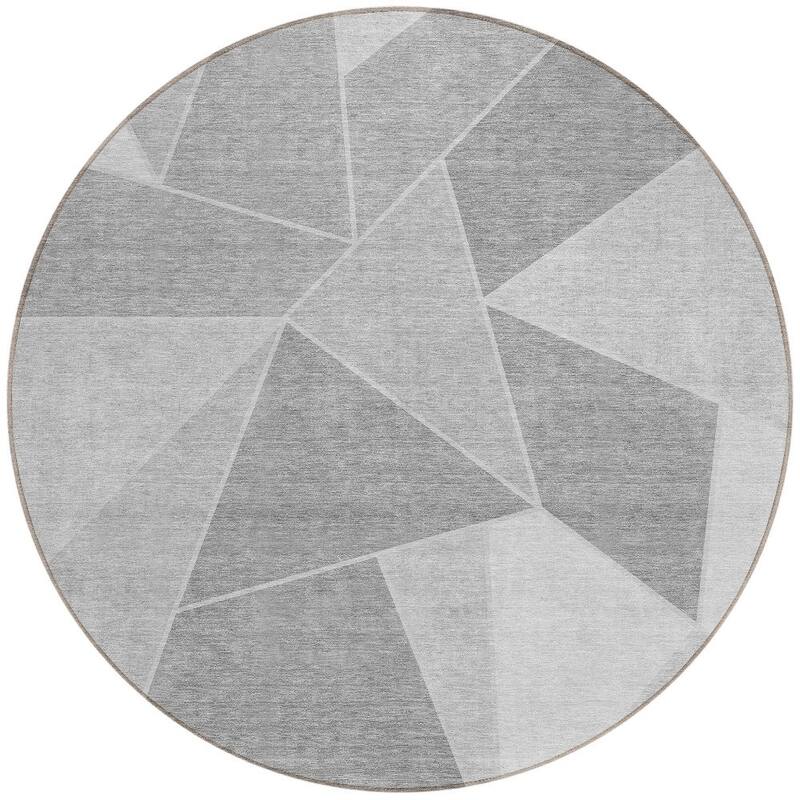 HomeRoots Geometric Transitional Rectangle Outdoor Rug