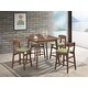 preview thumbnail 6 of 67, Morocco 5-pc Mid-Century Modern Upholstered Dining Set, by New Classic Furniture