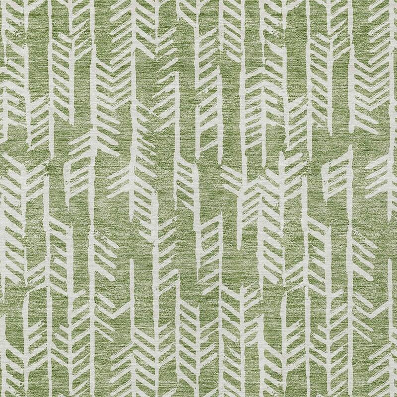 HomeRoots Tribal Transitional Rectangle Outdoor Rug