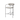 Parker Brown Faux-Leather Seat with Gold Metal Frame Bar Stool