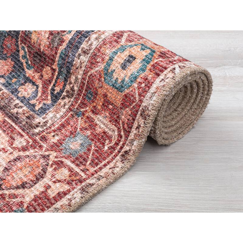 VER02 Vera Collection Multi Power Loomed Indoor Area Rug