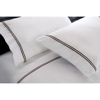 Elle 4-piece 1200 Thread Count Cotton-rich Embroid