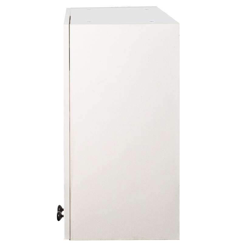 Arched Glass Door Display Wall Mounted Cabinet, Floating Cabinet with inadjustable Shelves for Kitchen,Bathroom,Living Room