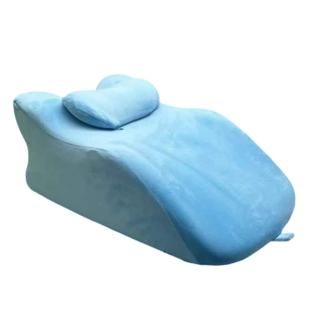 Multifunctional Ergonomic Spinal Posture Support & Multi-Functional Bed Pillow Blue