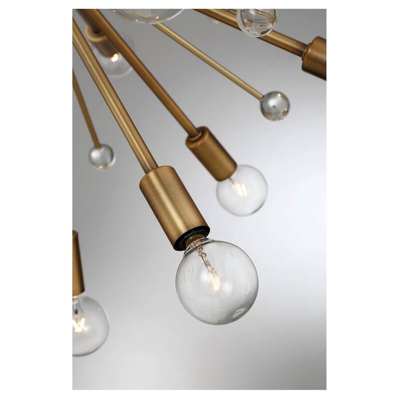 Savoy House Galea 24 Light 22" Wide Abstract Sputnik Chandelier