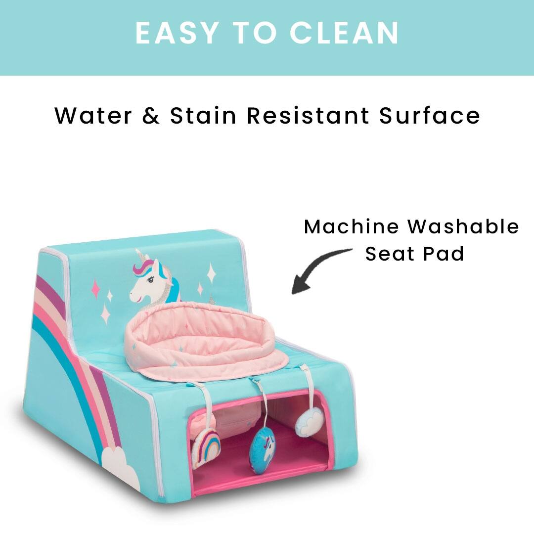 Delta Children Sit N Play Portable Activity Seat for Babies, Floor