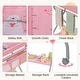 preview thumbnail 10 of 22, Baby Changing Table with Safety Belt and 4-side Defence - 36.5" x 27" x 40.5"(L x W x H)