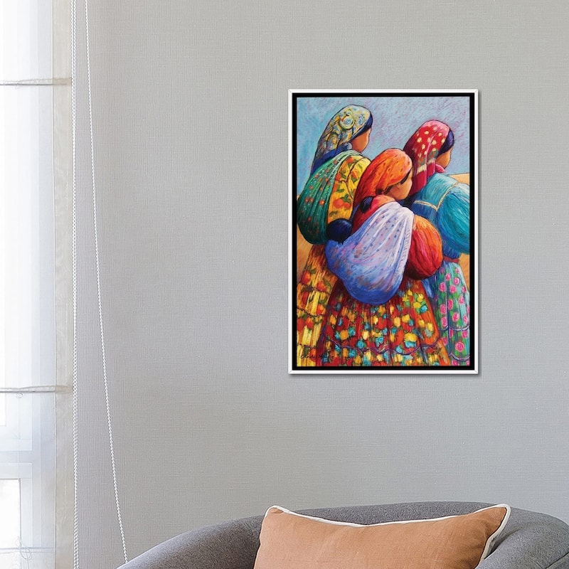iCanvas "Tarahumara Women" by Candy Mayer Framed Canvas Print