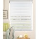 preview thumbnail 1 of 9, Arlo Blinds White Cordless 3-in-1 Zebra Roller Privacy Shade