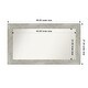 preview thumbnail 20 of 119, Dove Greywash Framed Non-Beveled Custom Wall Mirror, Bathroom Vanity Mirror Outer Size: 48 x 27