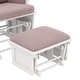 preview thumbnail 27 of 43, HOMCOM Nursery Glider Rocking Chair with Ottoman Cushion Seating