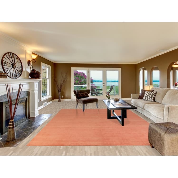 Modern Gabbeh Persian Area Rug Hand-Knotted Wool Carpet - 8'9" x 12'4"