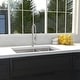preview thumbnail 5 of 7, ZLINE Undermount Double Bowl Sink in Stainless Steel with Bottom Grid