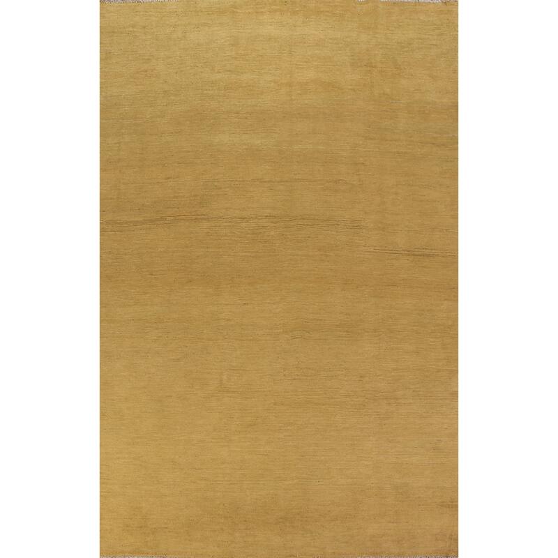 Modern Gabbeh Oriental Area Rug Handmade Bedroom Wool Carpet - 6'6" x 9'7"