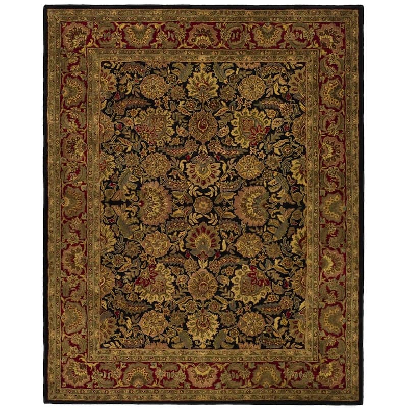SAFAVIEH Handmade Classic Juliya Traditional Oriental Wool Rug - 9'6" x 13'6" - Navy/Red