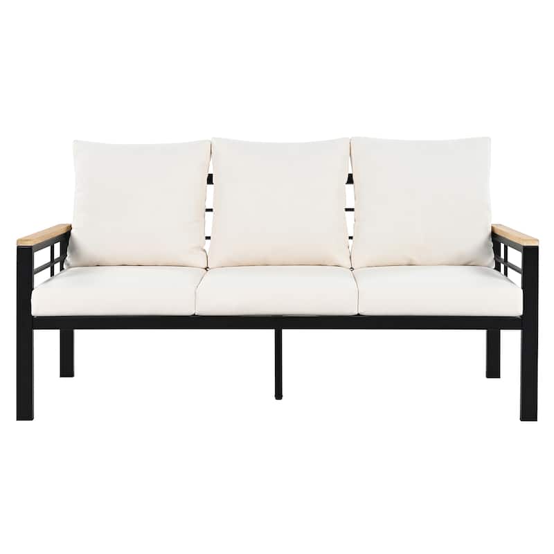 5 Pieces Outdoor Conversation Sets with Cushions