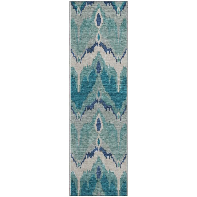 Premium Washable Super Soft Modern Ikat Mayfield Rug