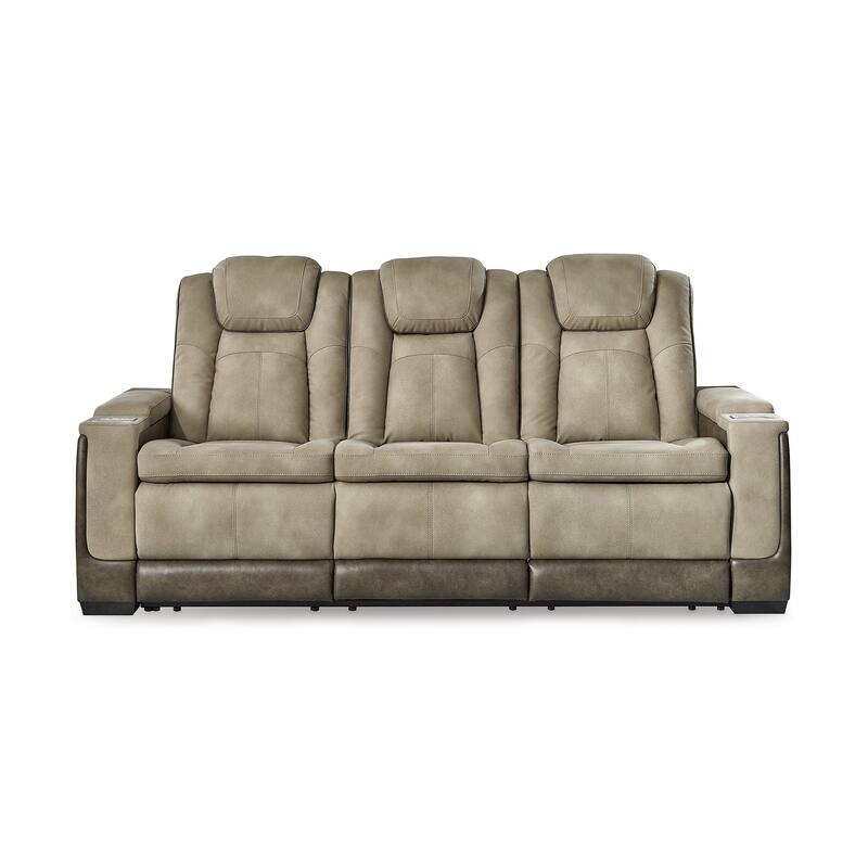 Next-Gen DuraPella Power Recliner Sofa with Adjustable Headrest