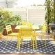 preview thumbnail 6 of 38, Novogratz Poolside Gossip Collection June Outdoor Square Dining Table