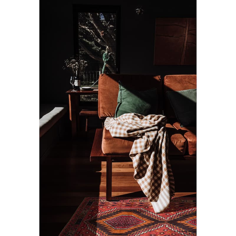 ECARPETGALLERY Hand-knotted Baluch Red Wool Rug - 3'7 x 6'7