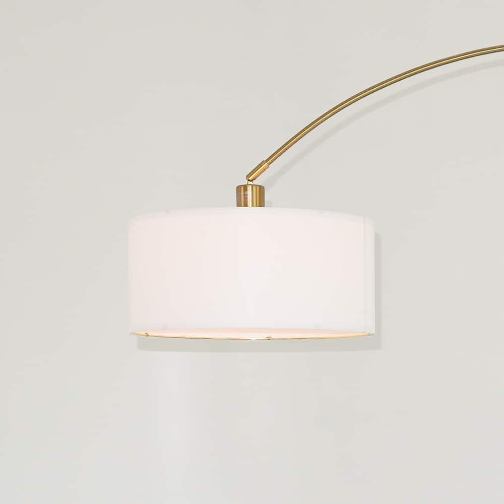 Radiant Harmony Arch Brass Floor Lamp