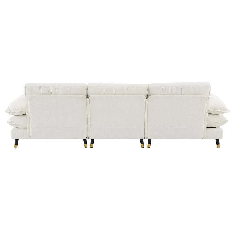 L shaped Convertible Sectional Sofa