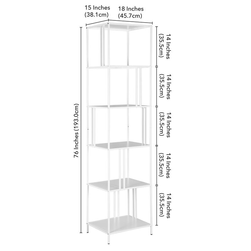 Cortland 18" Wide Bookcase