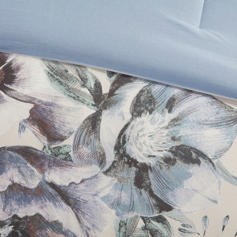 8 Piece Cotton Printed Comforter Set