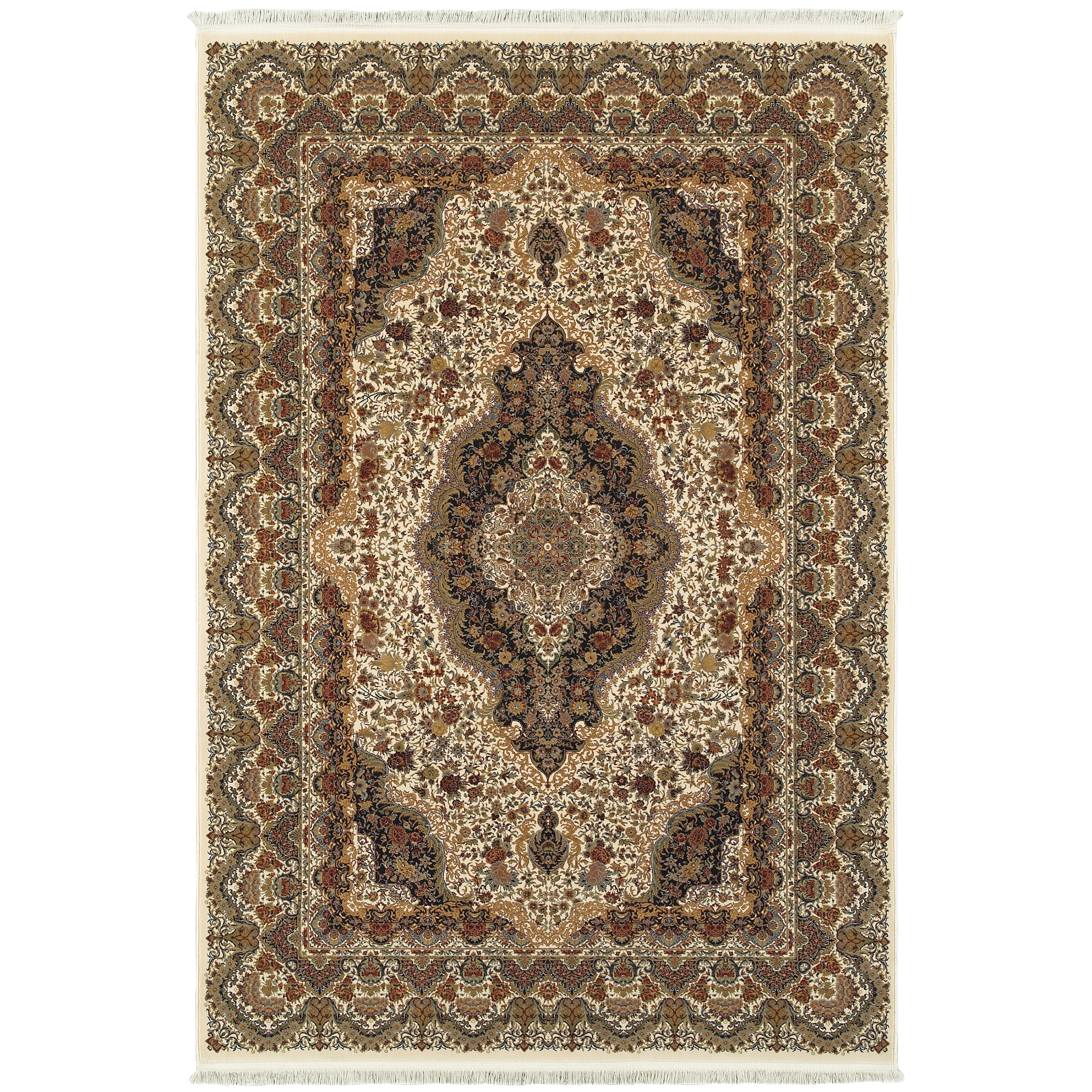 Style Haven Maracle Medallion Fringed Area Rug