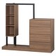 preview thumbnail 6 of 33, Modern Wardrobe Closet with Drawers Shelves and Cabinets Storage Organizer - 55.30"L