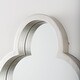 preview thumbnail 5 of 8, Geneva Silver Wood Frame Moroccan Inspired Mirror - 23" x 34"