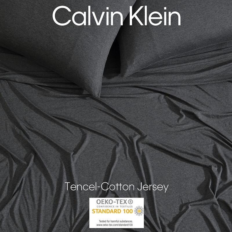 Calvin Klein Modern Cotton Melange Jersey Sheet Set