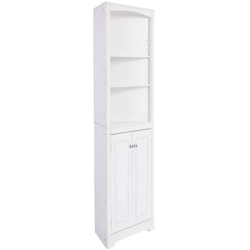 Bathroom Storage Corner with Adjustable Shelves Bed Bath