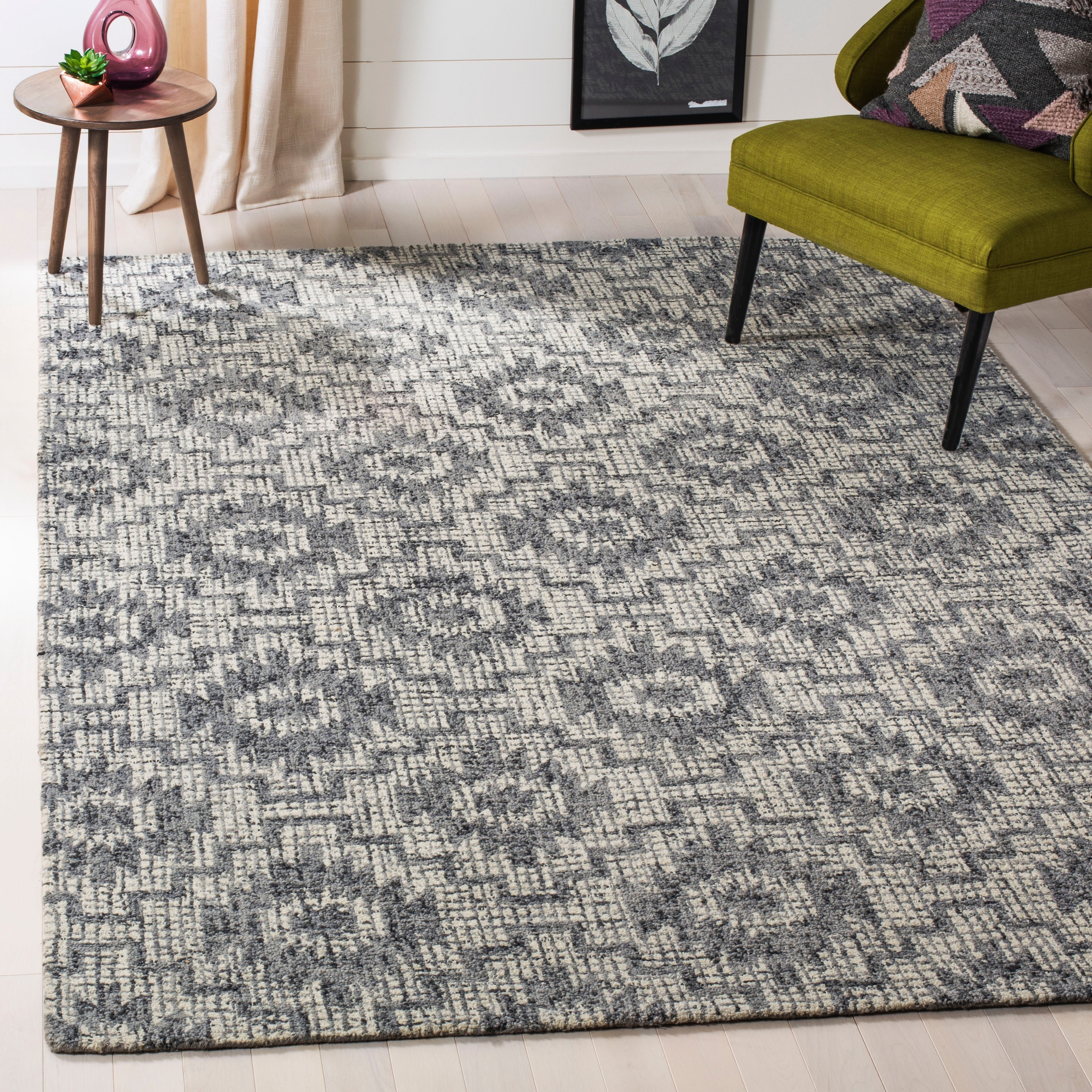 SAFAVIEH Handmade Abstract Selin Modern Wool Rug