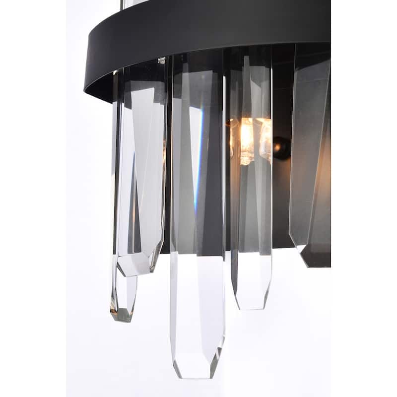 Indigo Home 8 inch crystal bath sconce